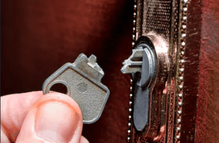 broken key Key won't turn
